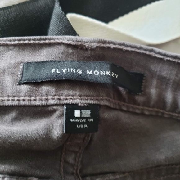 Flying Monkey 28 Grey Skinny Jeans Low Rise - Picture 3 of 7